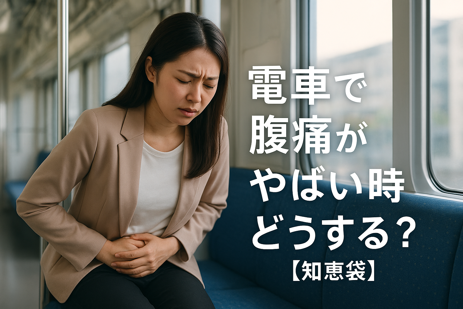 電車で腹痛がやばい時どうする？【知恵袋】