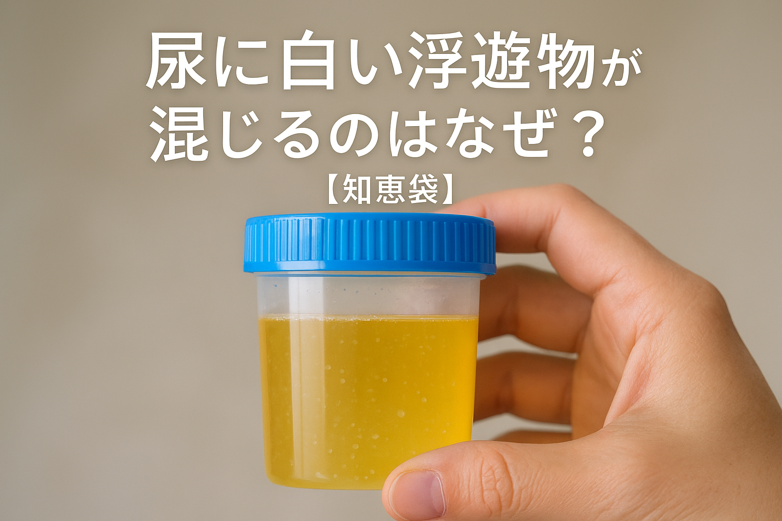 尿に白い浮遊物が混じるのはなぜ?【知恵袋】