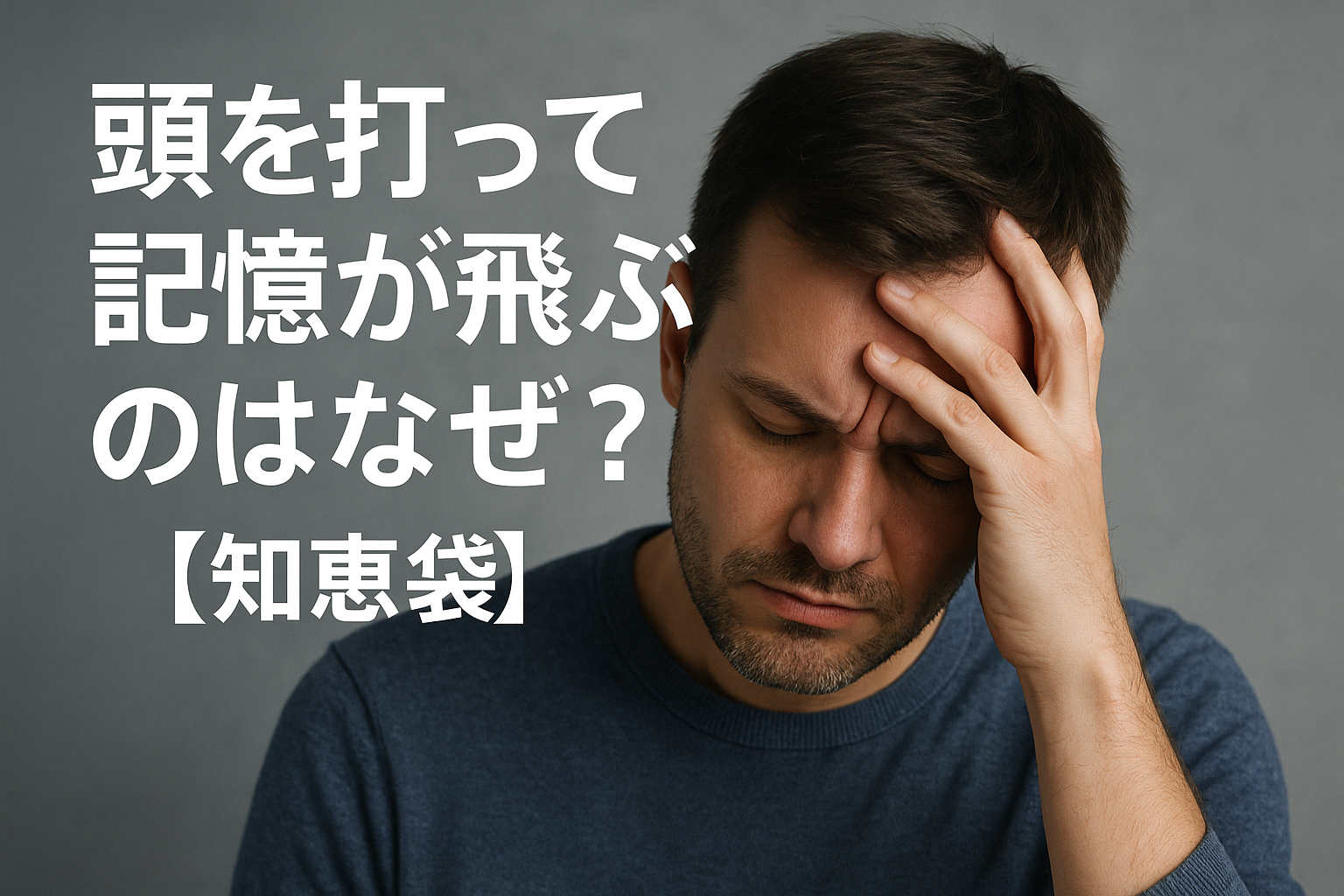 頭を打って記憶が飛ぶのはなぜ?【知恵袋】