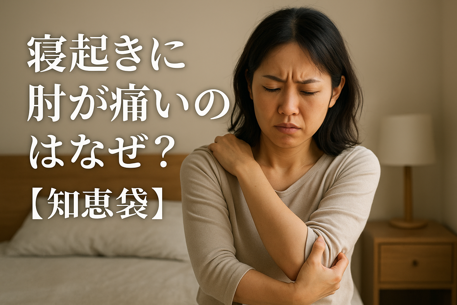 寝起きに肘が痛いのはなぜ？【知恵袋】