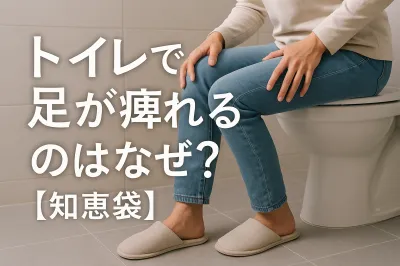 トイレで足が痺れるのはなぜ？【知恵袋】
