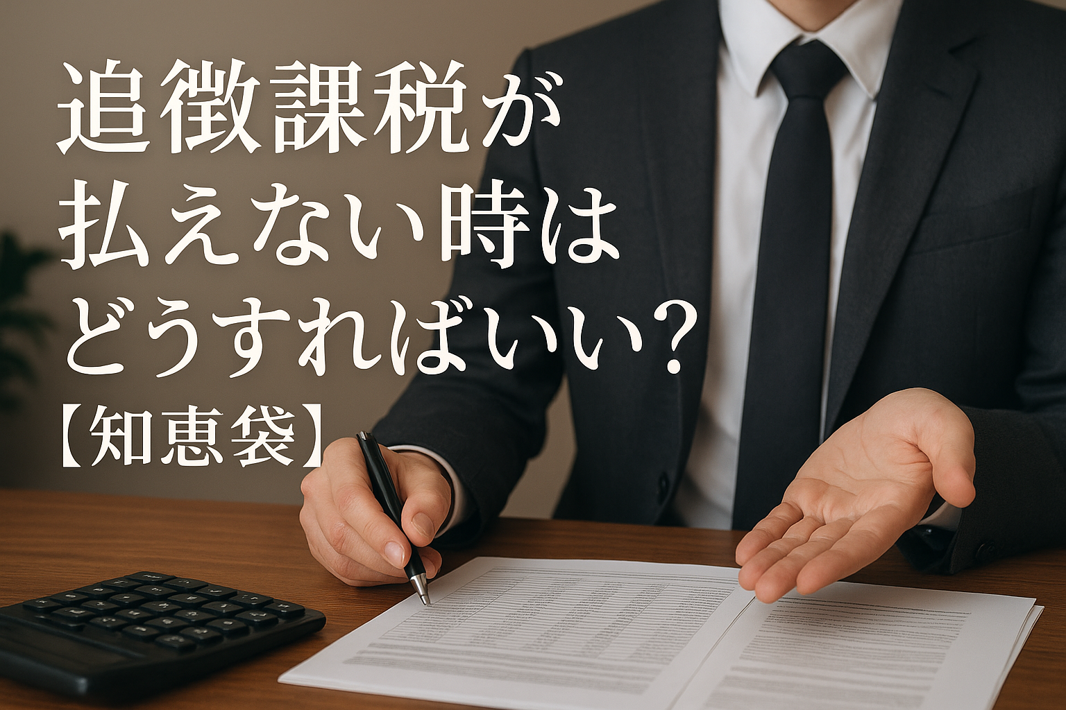 追徴課税が払えない時はどうすればいい?【知恵袋】