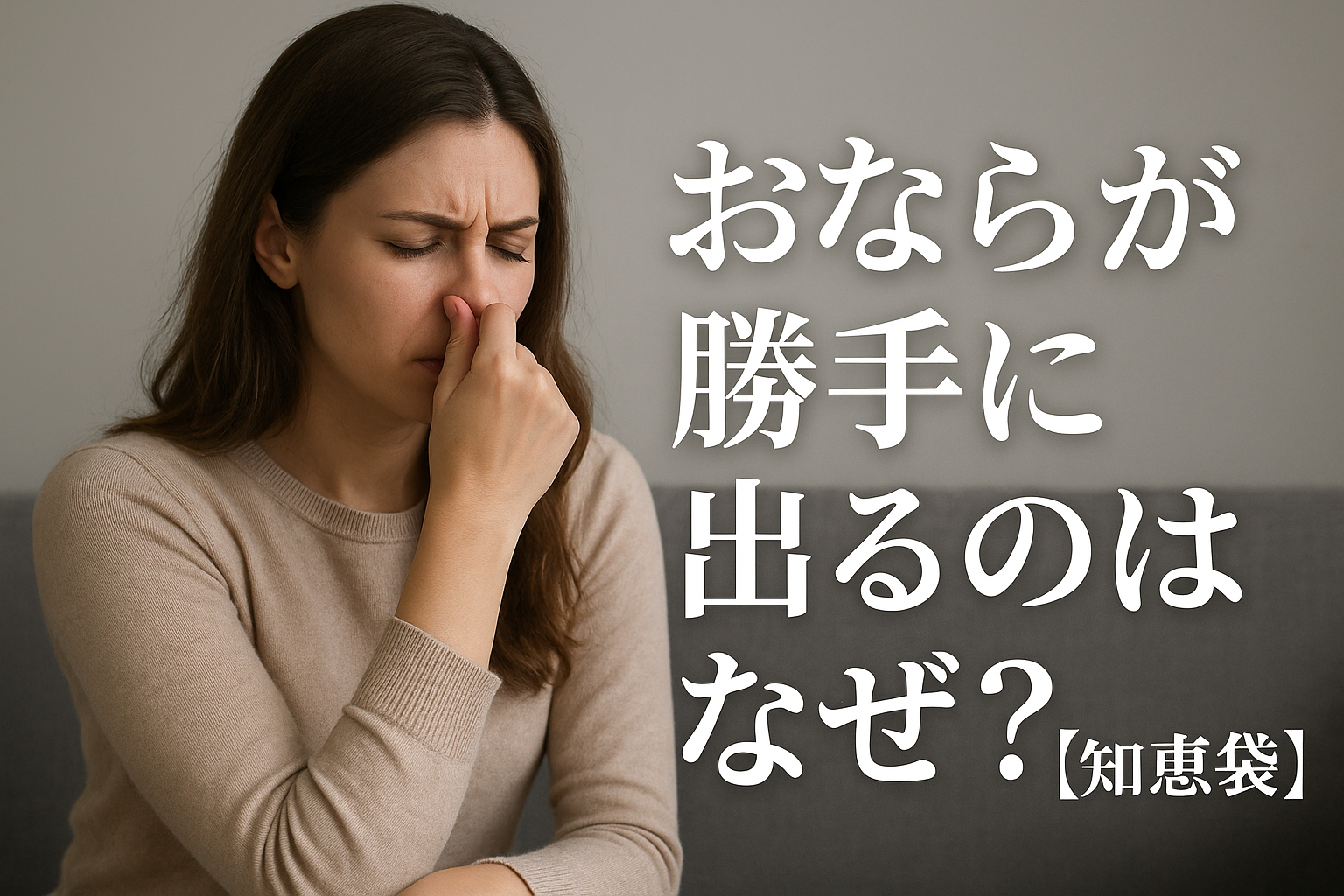 おならが勝手に出るのはなぜ?【知恵袋】
