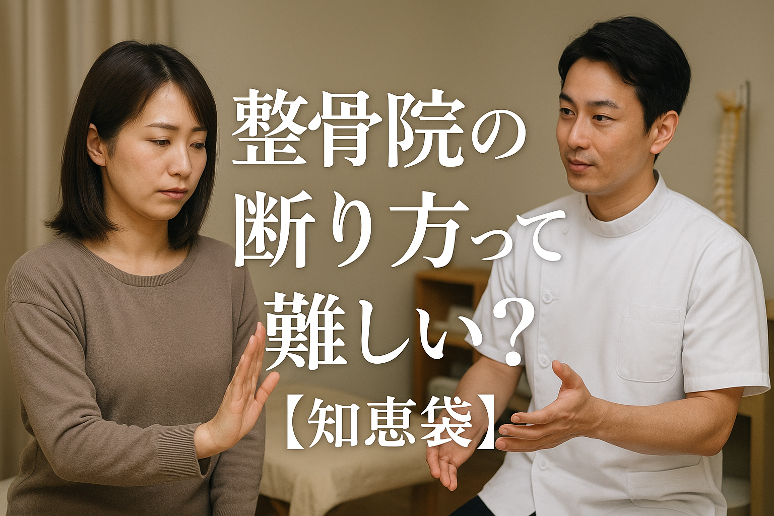 整骨院の断り方って難しい？【知恵袋】