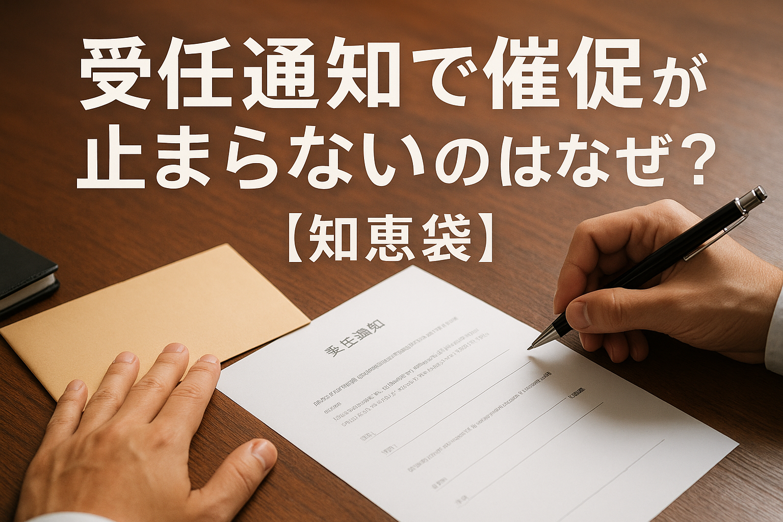 受任通知で催促が止まらないのはなぜ？【知恵袋】
