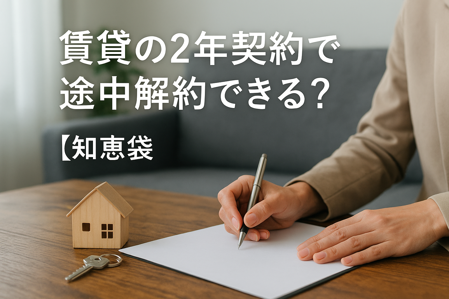 賃貸の2年契約で途中解約できる?【知恵袋】