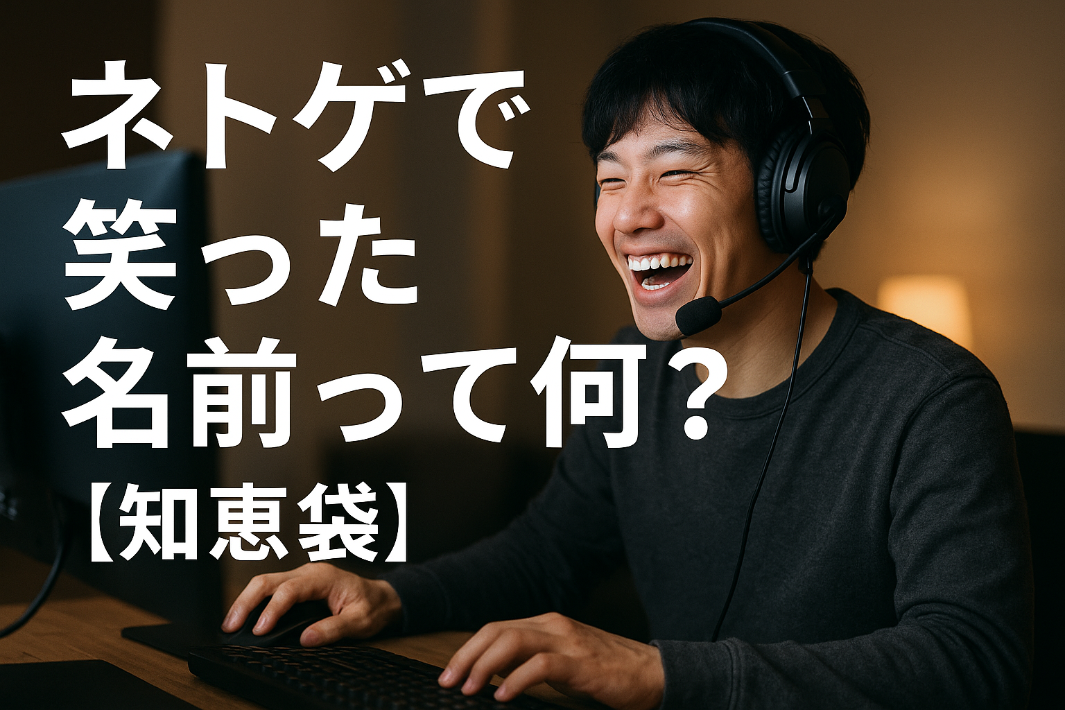 ネトゲで笑った名前って何？【知恵袋】