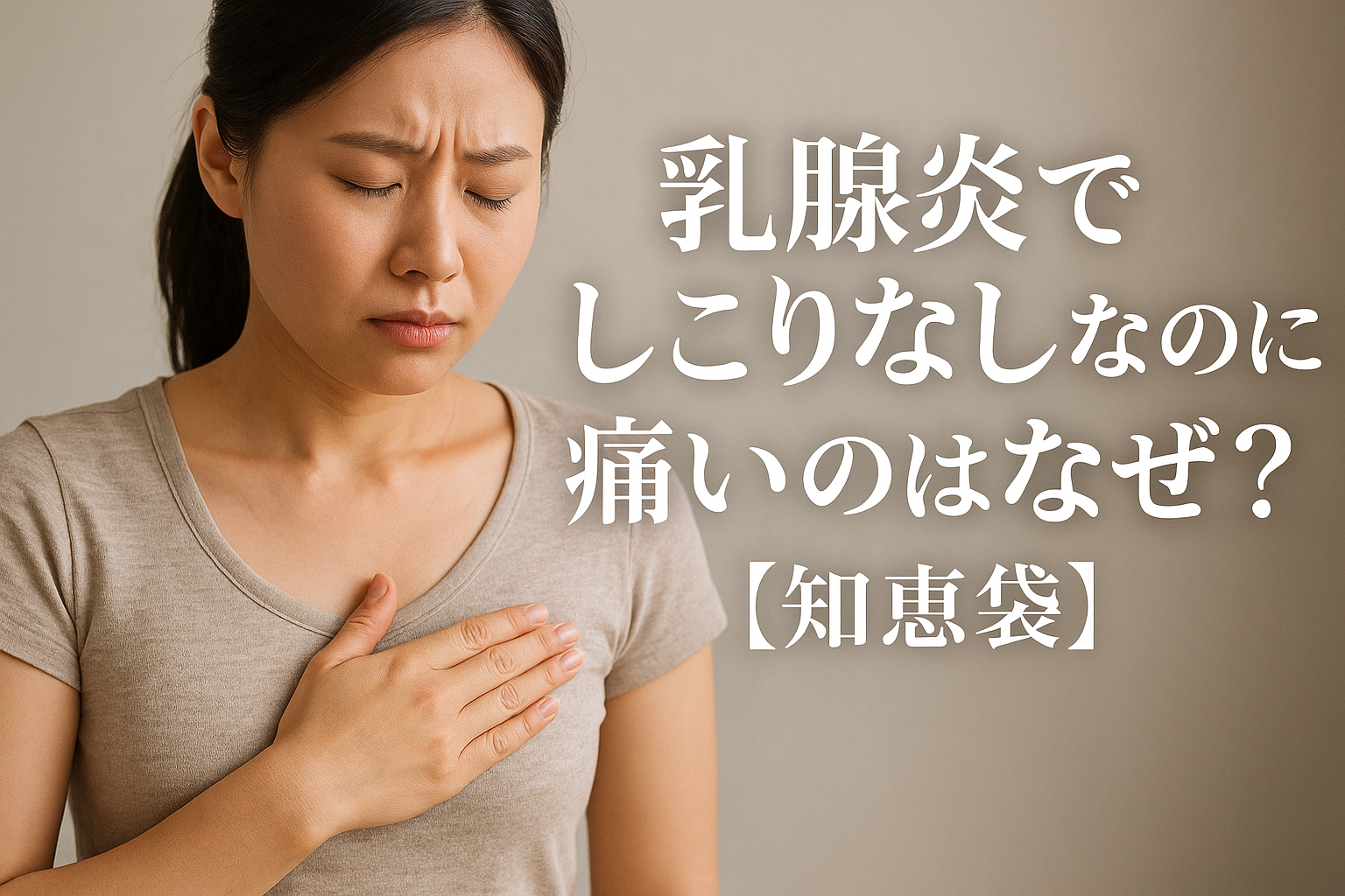 乳腺炎でしこりなしなのに痛いのはなぜ？【知恵袋】