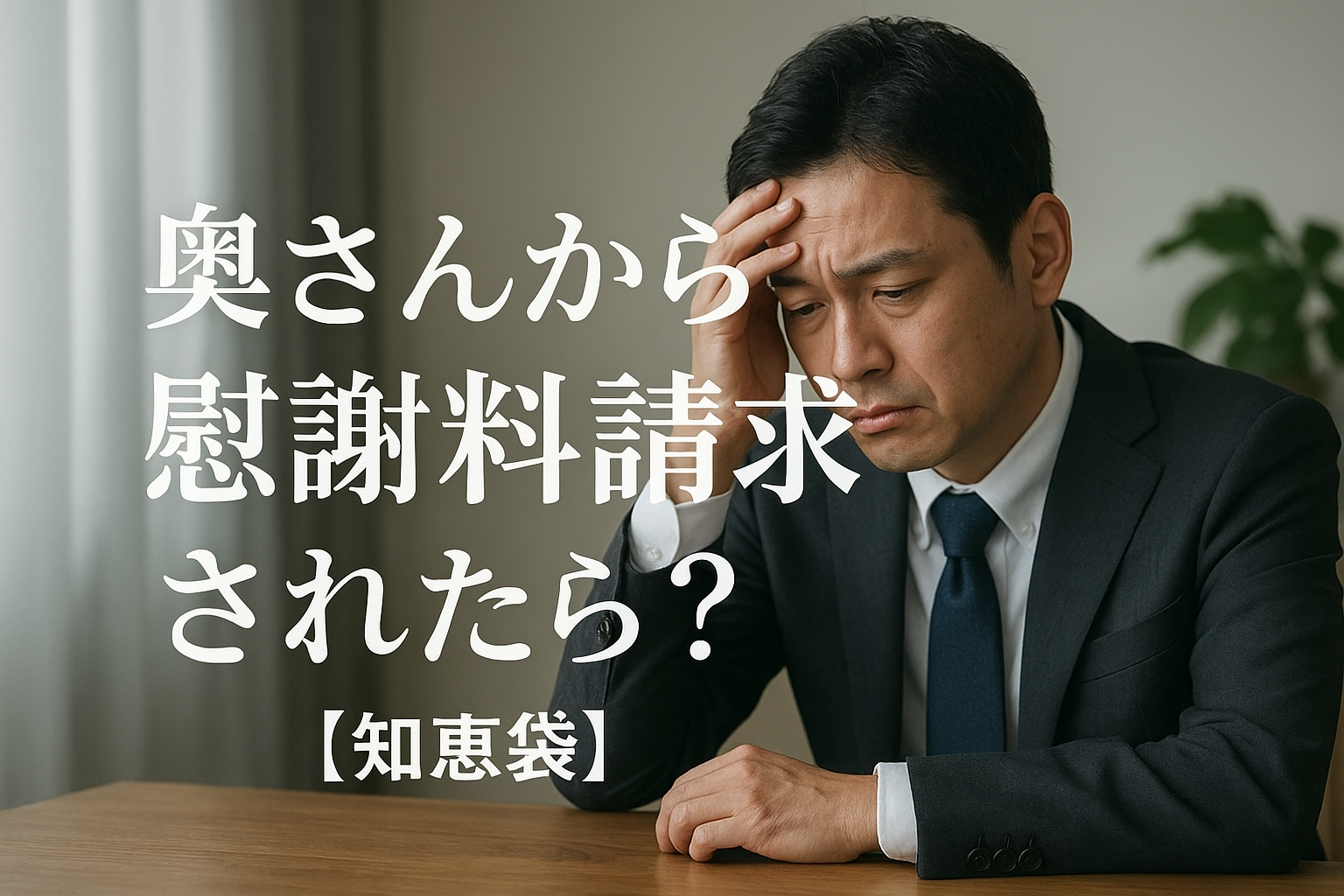 奥さんから慰謝料請求されたら？【知恵袋】