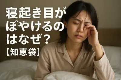 寝起き目がぼやけるのはなぜ？【知恵袋】