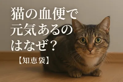 猫の血便で元気あるのはなぜ?【知恵袋】