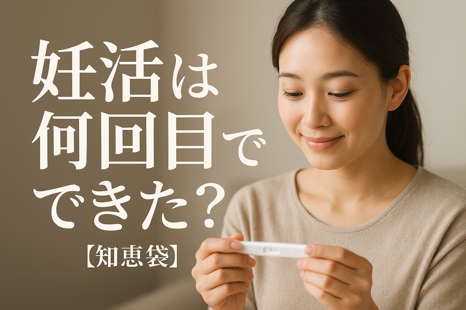 妊活は何回目でできた？【知恵袋】