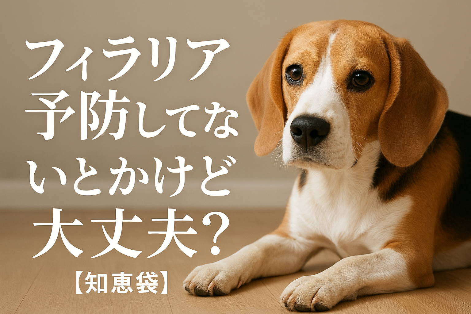 フィラリア予防してないけど大丈夫？【知恵袋】