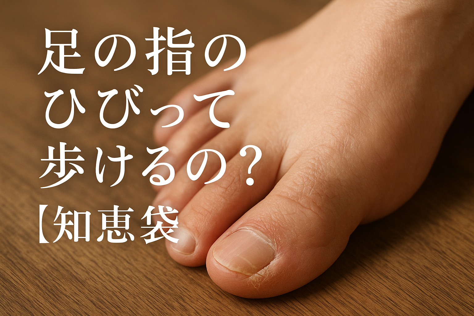 足の指のひびって歩けるの？【知恵袋】