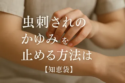 虫刺されのかゆみを止める方法は？【知恵袋】
