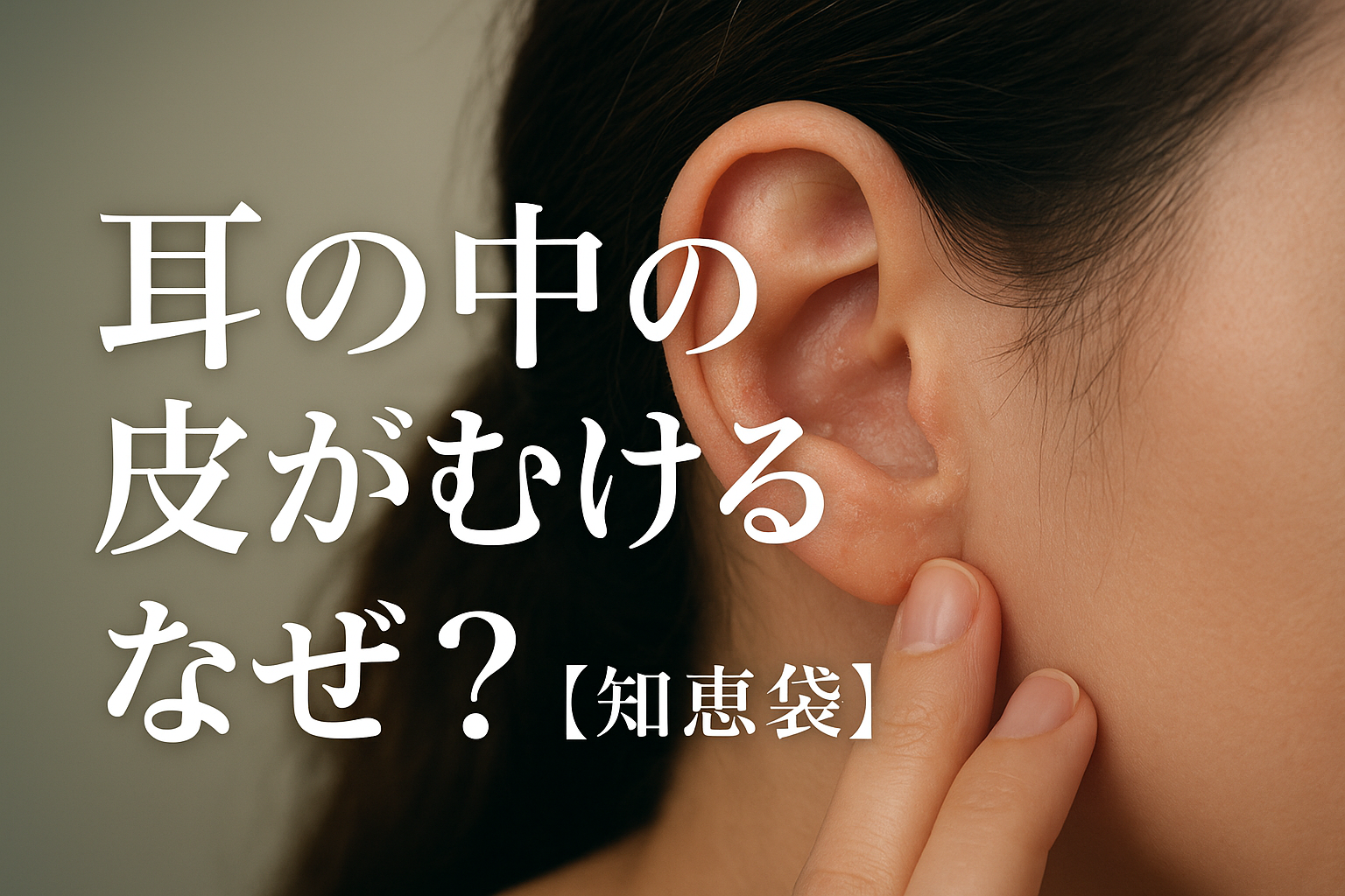 耳の中の皮がむけるのはなぜ？【知恵袋】