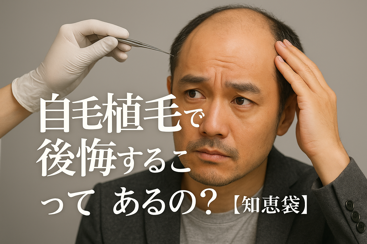 自毛植毛で後悔することってあるの?【知恵袋】