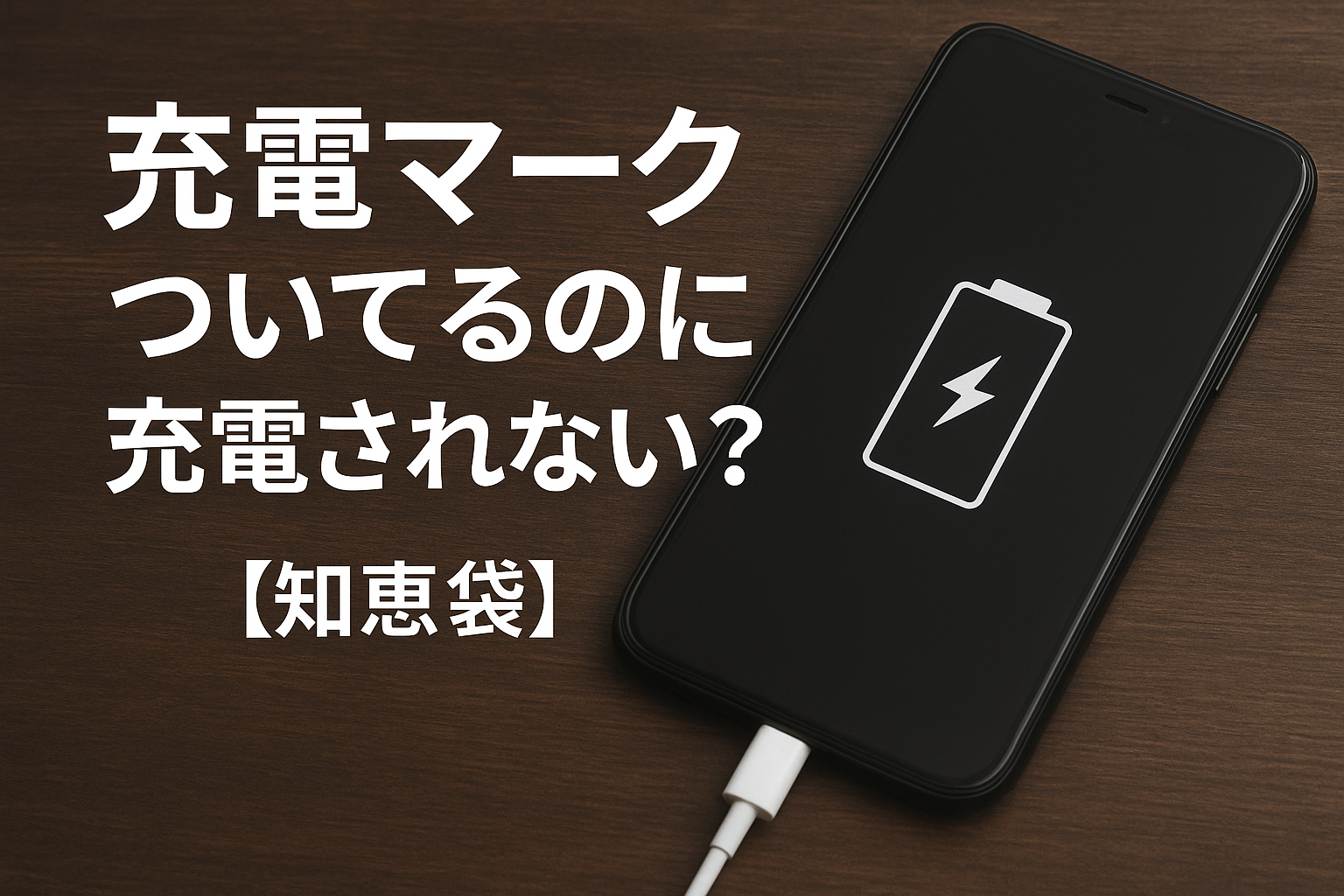 充電マークついてるのに充電されない？【知恵袋】