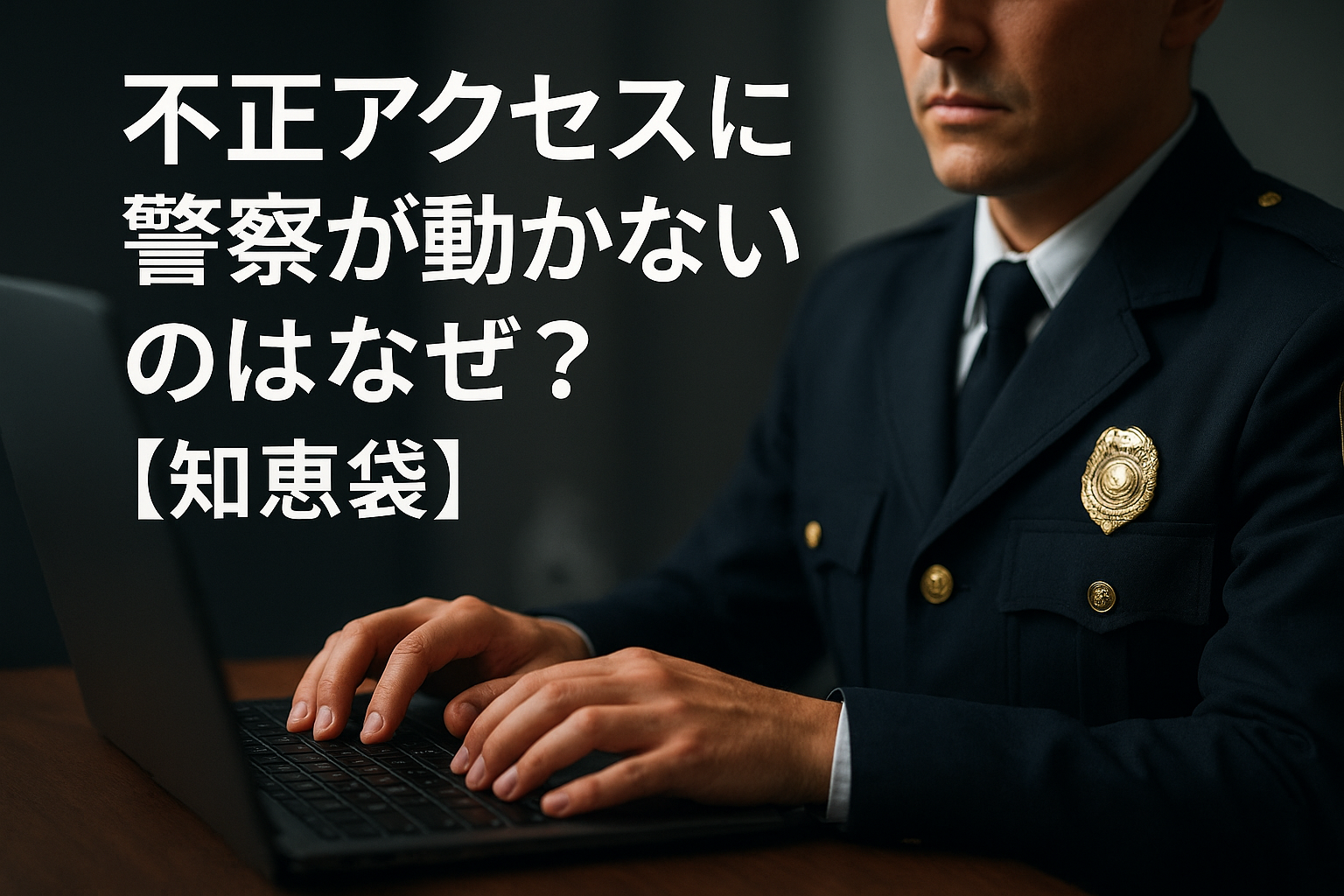 不正アクセスに警察が動かないのはなぜ？【知恵袋】