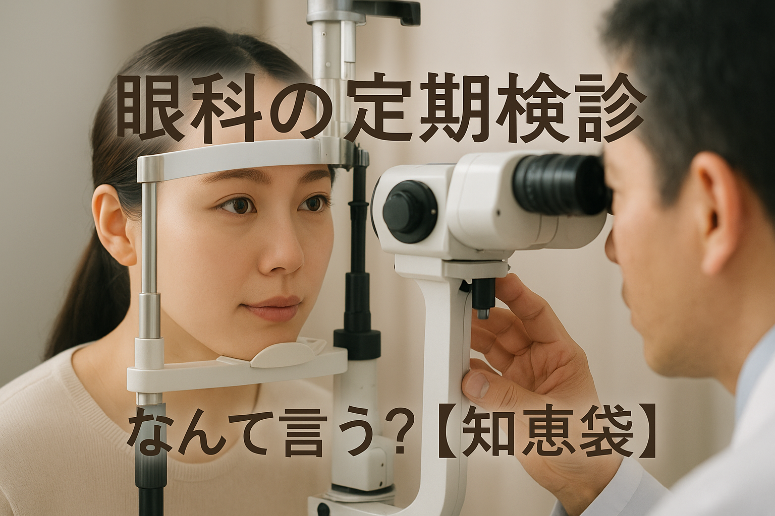 眼科の定期検診、なんて言う？【知恵袋】