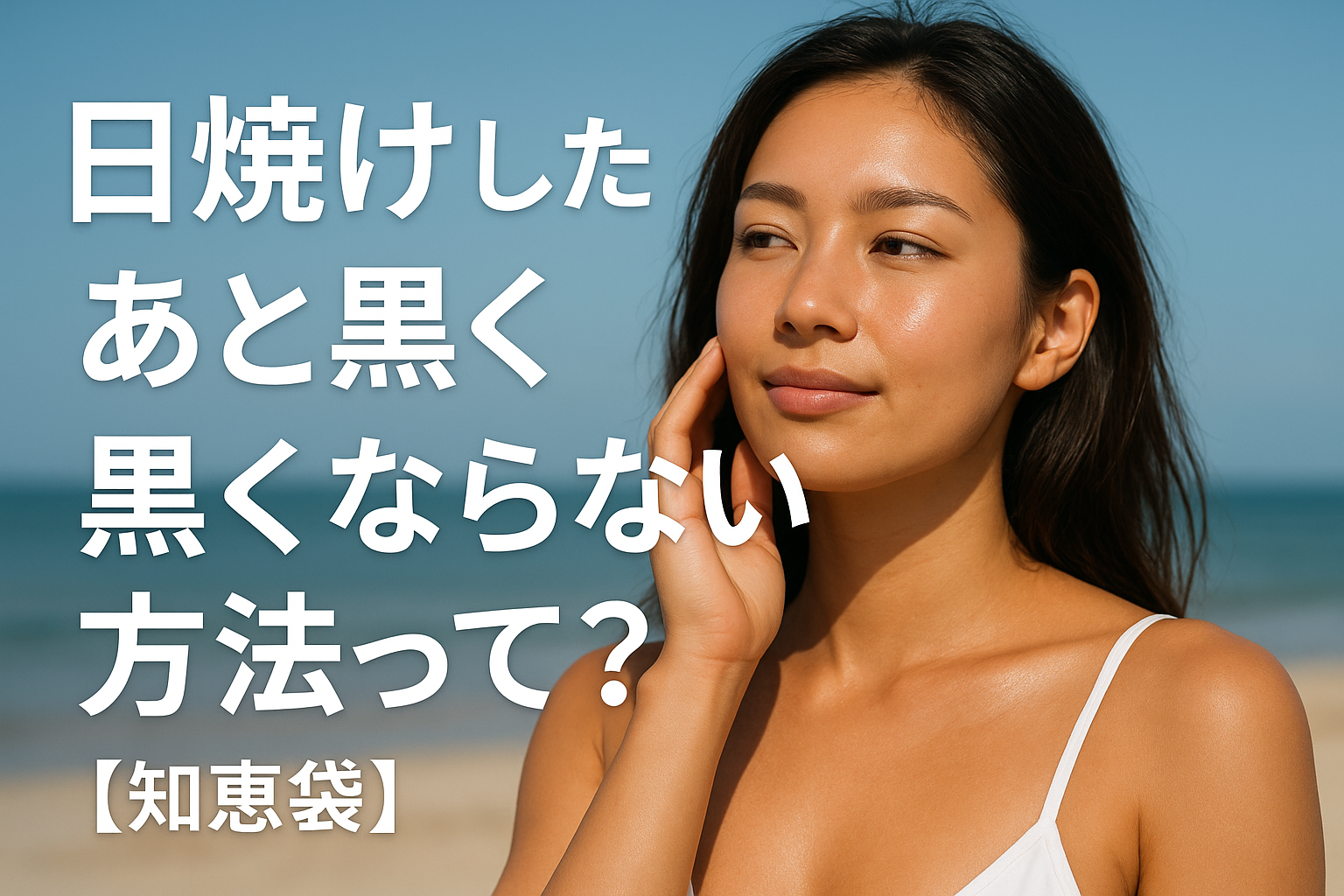 日焼けしたあと黒くならない方法って？【知恵袋】