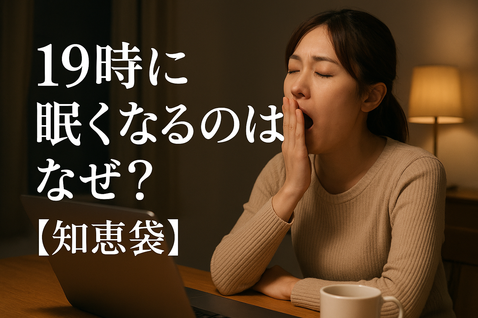 19時に眠くなるのはなぜ？【知恵袋】