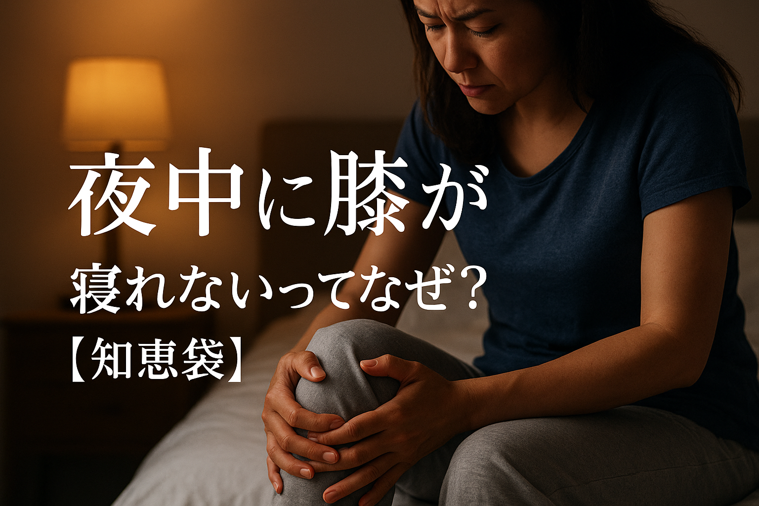 夜中に膝が痛い寝れないってなぜ？【知恵袋】