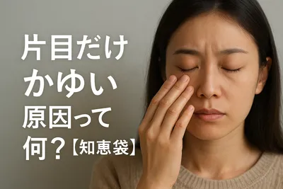 片目だけかゆい原因って何？【知恵袋】