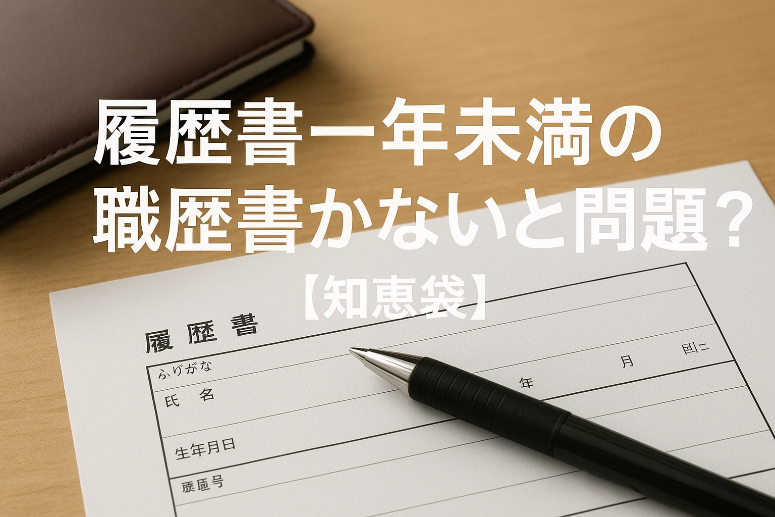履歴書一年未満の職歴書かないと問題？【知恵袋】