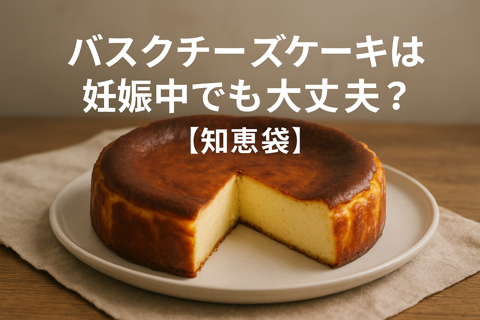 バスクチーズケーキは妊娠中でも大丈夫？【知恵袋】