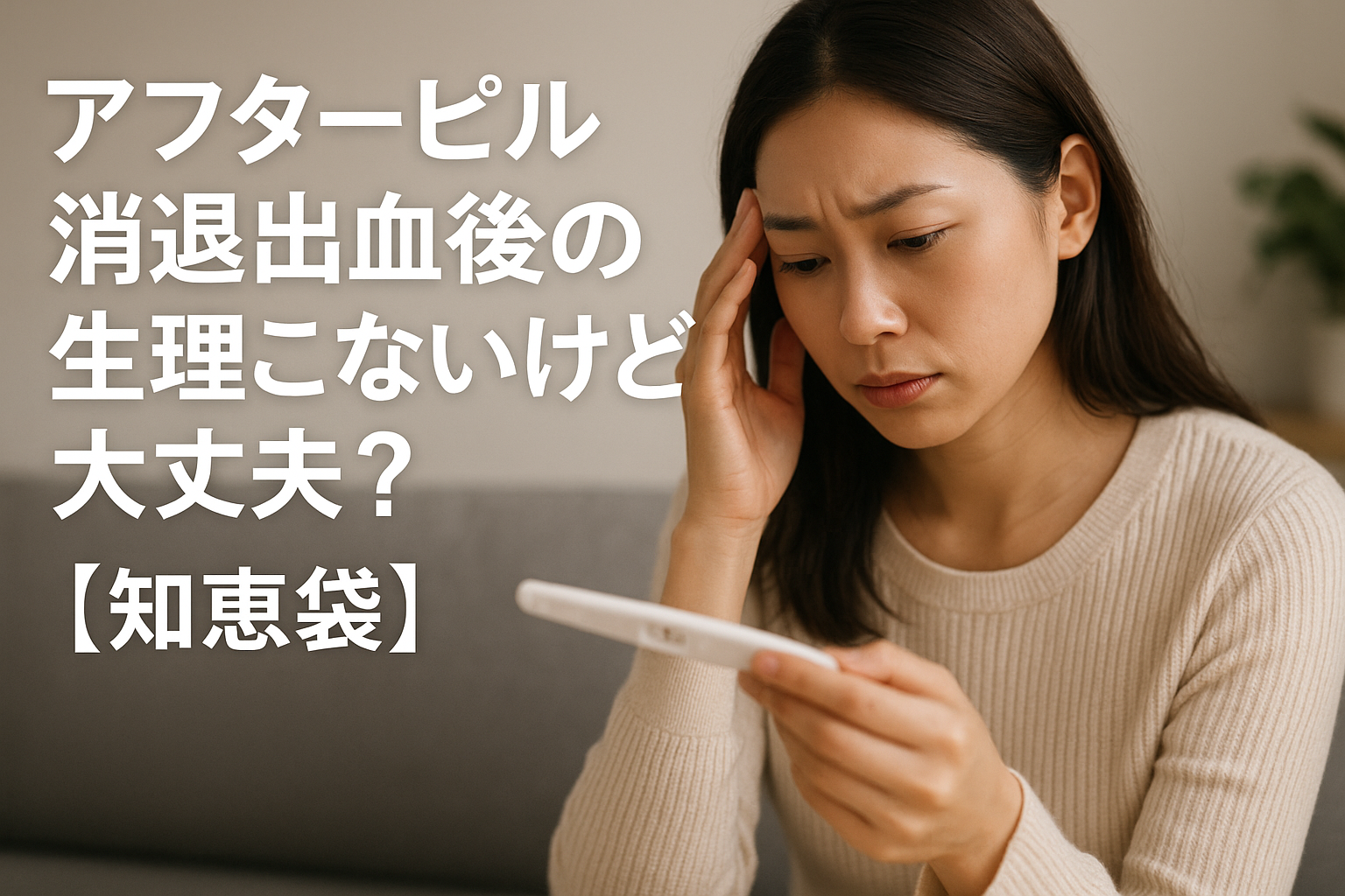 アフターピル消退出血後の生理こないけど大丈夫？【知恵袋】