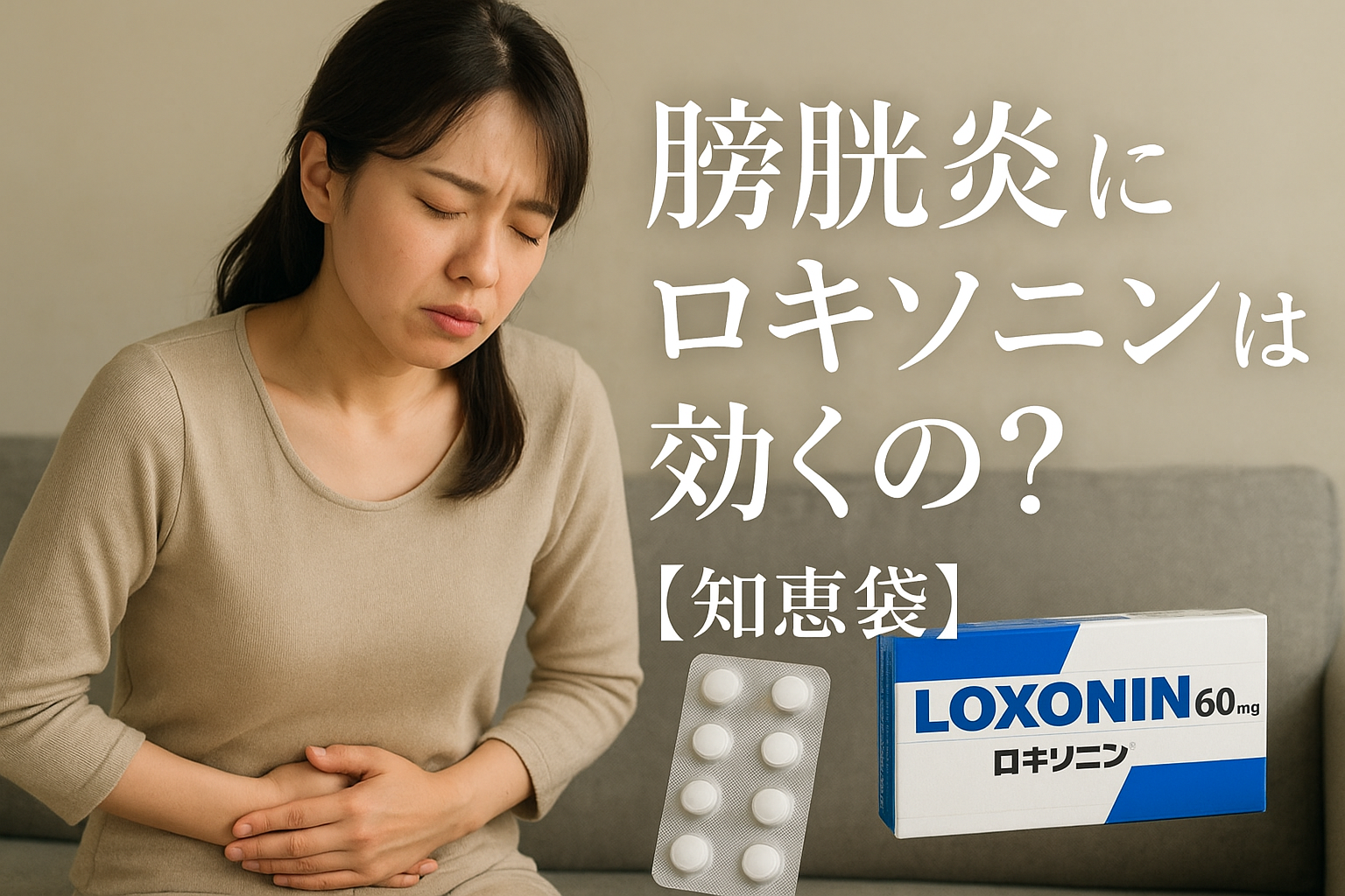膀胱炎にロキソニンは効くの？【知恵袋】