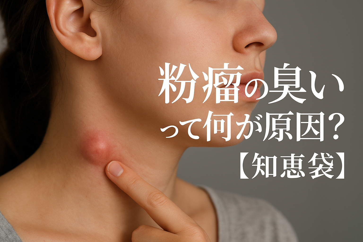 粉瘤の臭いって何が原因？【知恵袋】