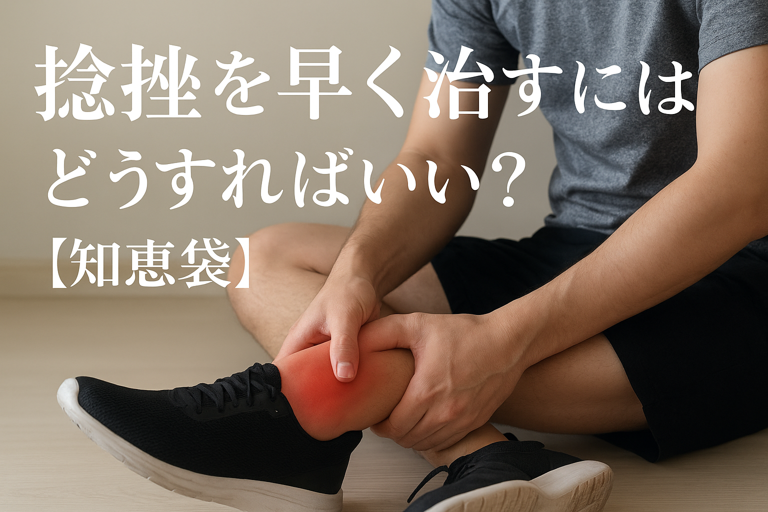 捻挫を早く治すにはどうすればいい？【知恵袋】