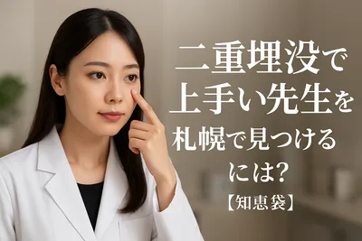 二重埋没で上手い先生を札幌で見つけるには？【知恵袋】