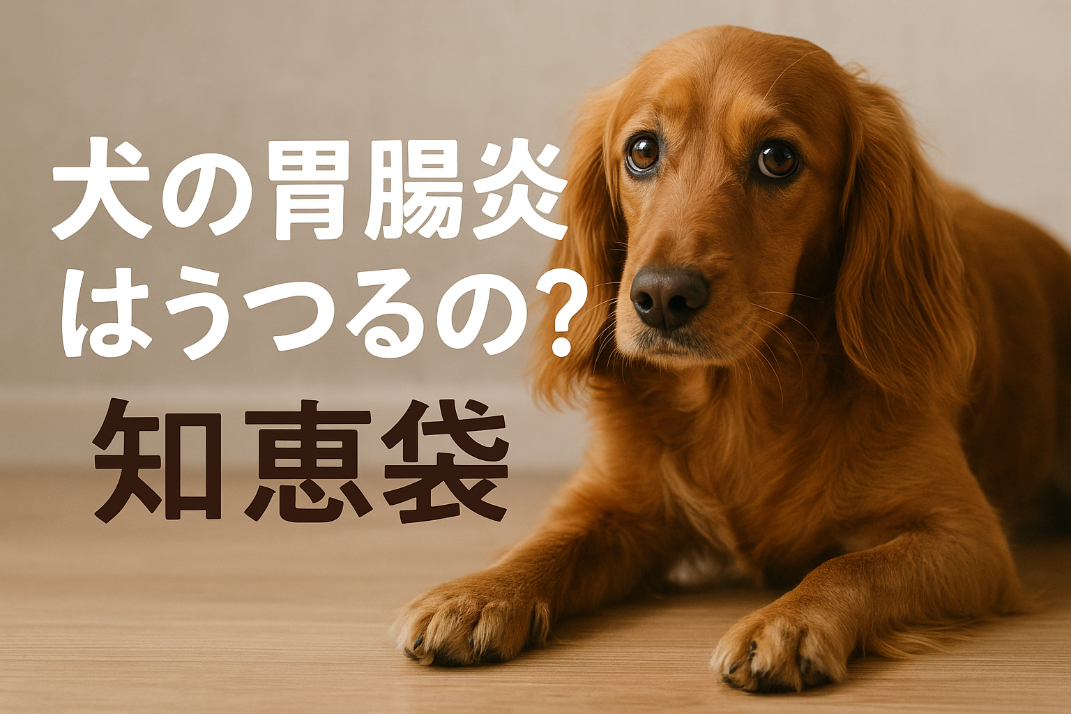 犬の胃腸炎はうつるの?【知恵袋】