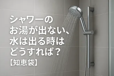 シャワーのお湯が出ない、水は出る時はどうすれば？【知恵袋】