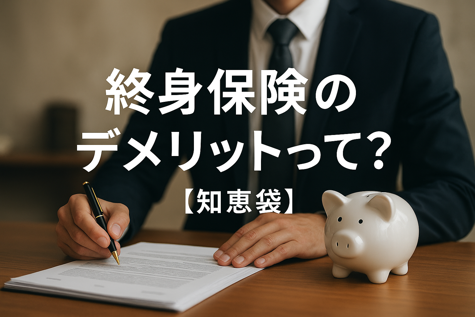 終身保険のデメリットって？【知恵袋】