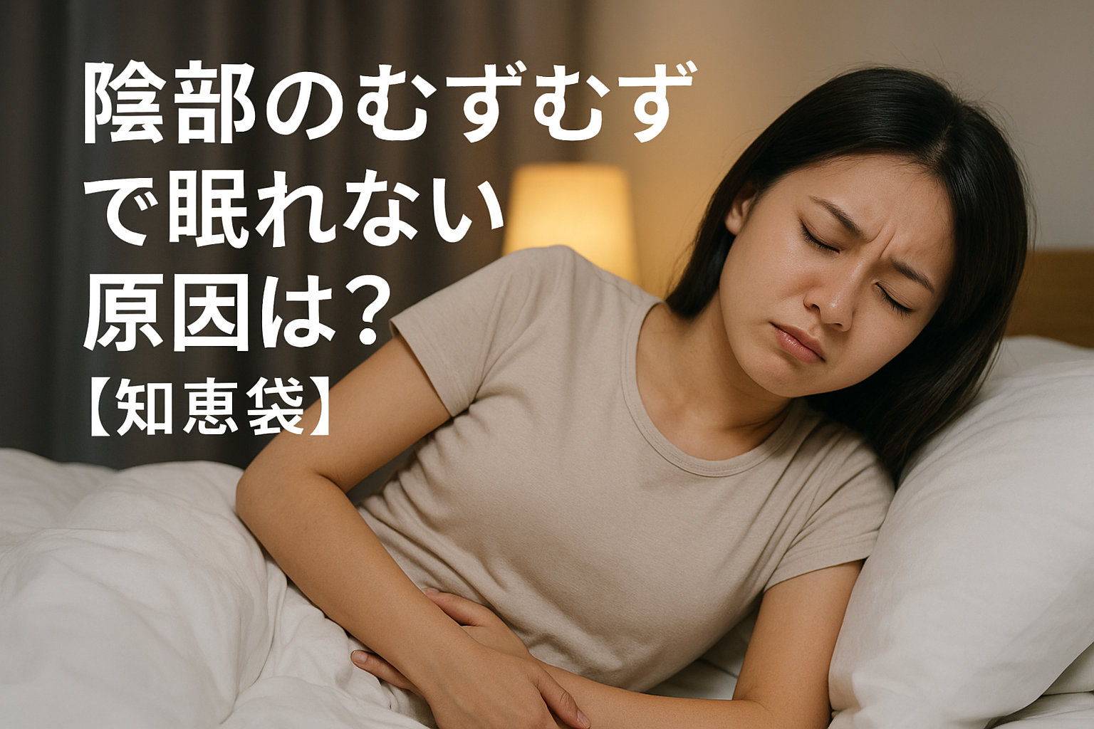陰部のむずむずで眠れない原因は？【知恵袋】