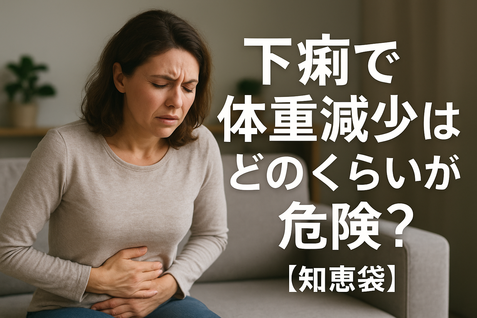 下痢で体重減少はどのくらいが危険？【知恵袋】