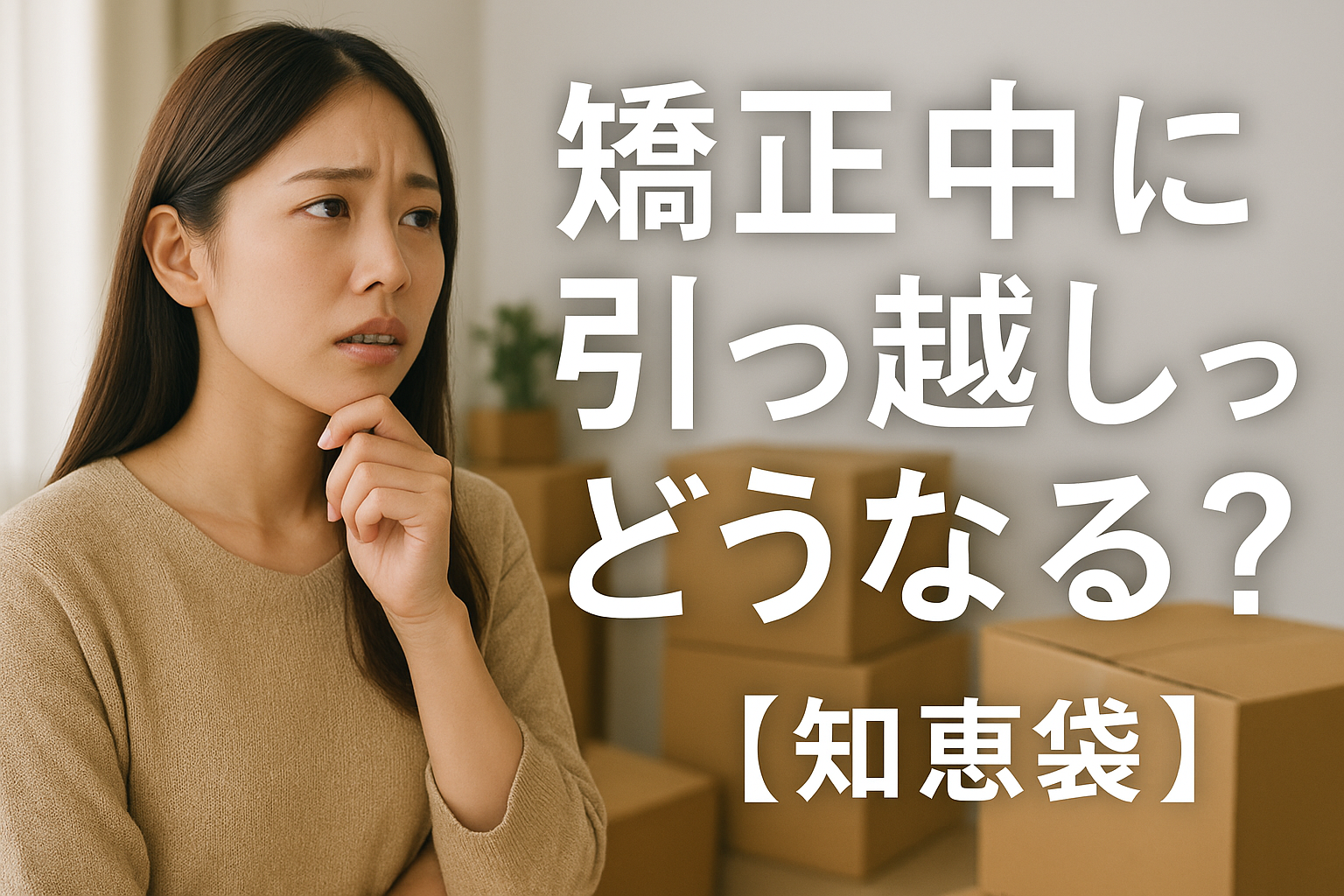矯正中に引っ越しってどうなる？【知恵袋】
