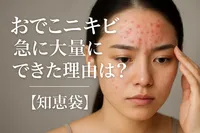 おでこニキビが急に大量にできた理由は？【知恵袋】