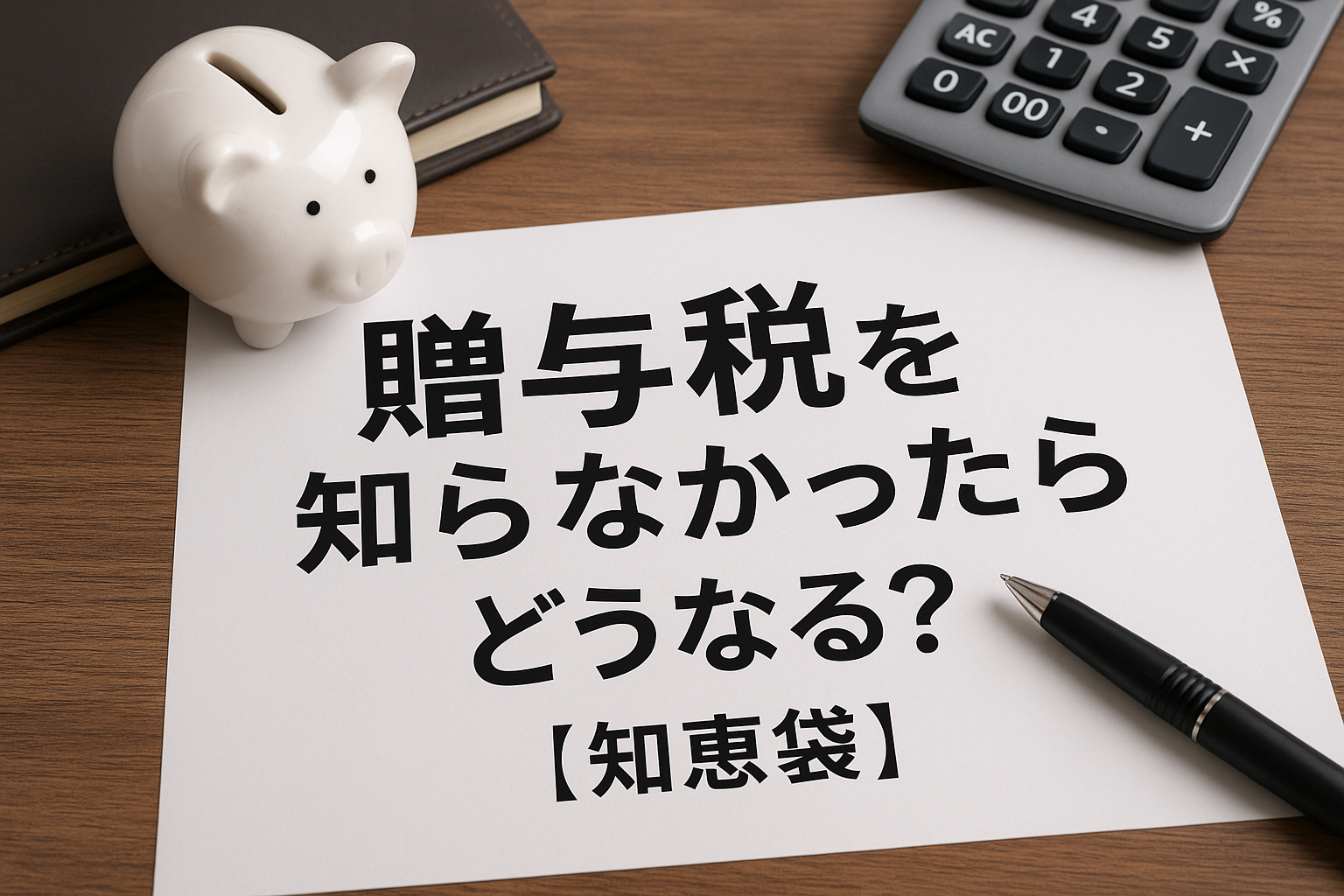 贈与税を知らなかったらどうなる？【知恵袋】