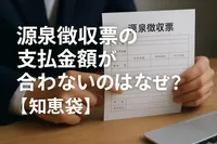 源泉徴収票の支払金額が合わないのはなぜ？【知恵袋】