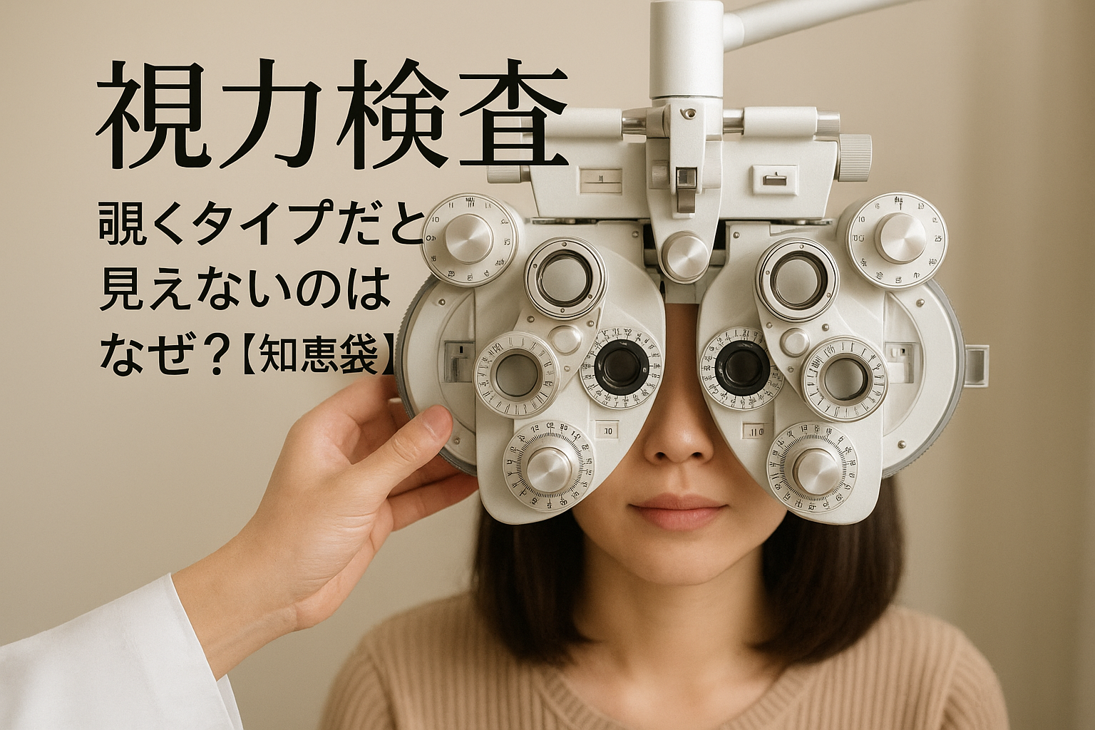 視力検査、覗くタイプだと見えないのはなぜ？【知恵袋】