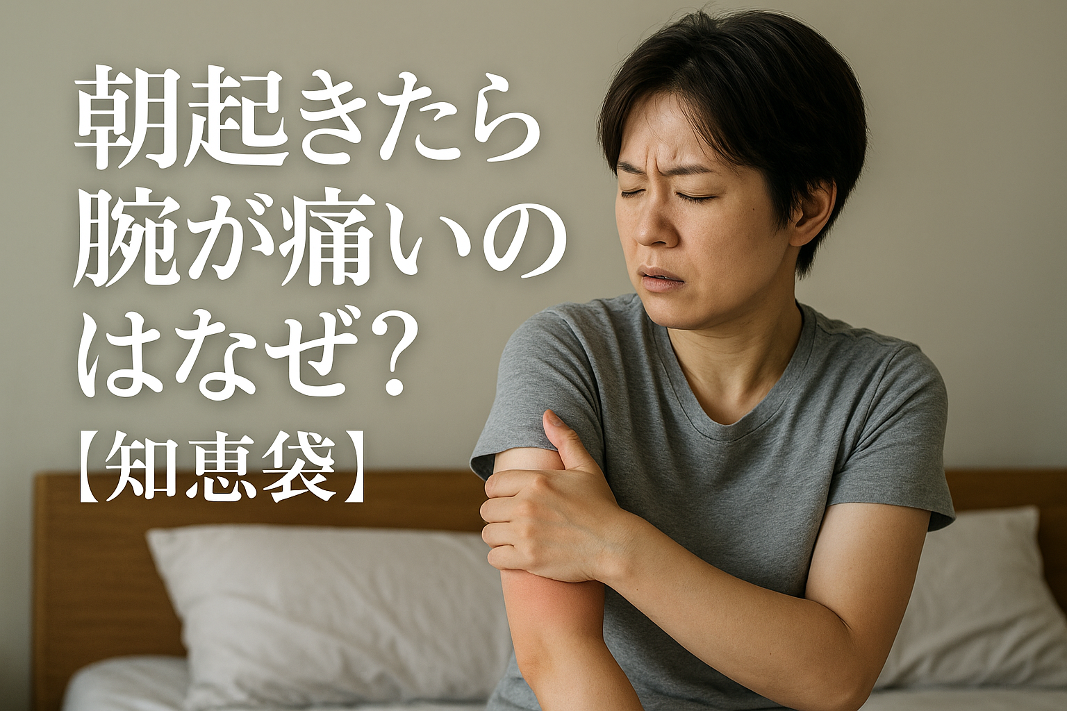 朝起きたら腕が痛いのはなぜ？【知恵袋】