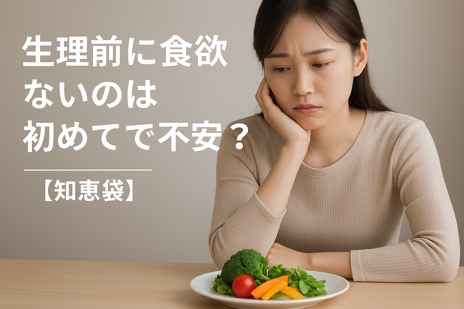 生理前に食欲ないのは初めてで不安？【知恵袋】