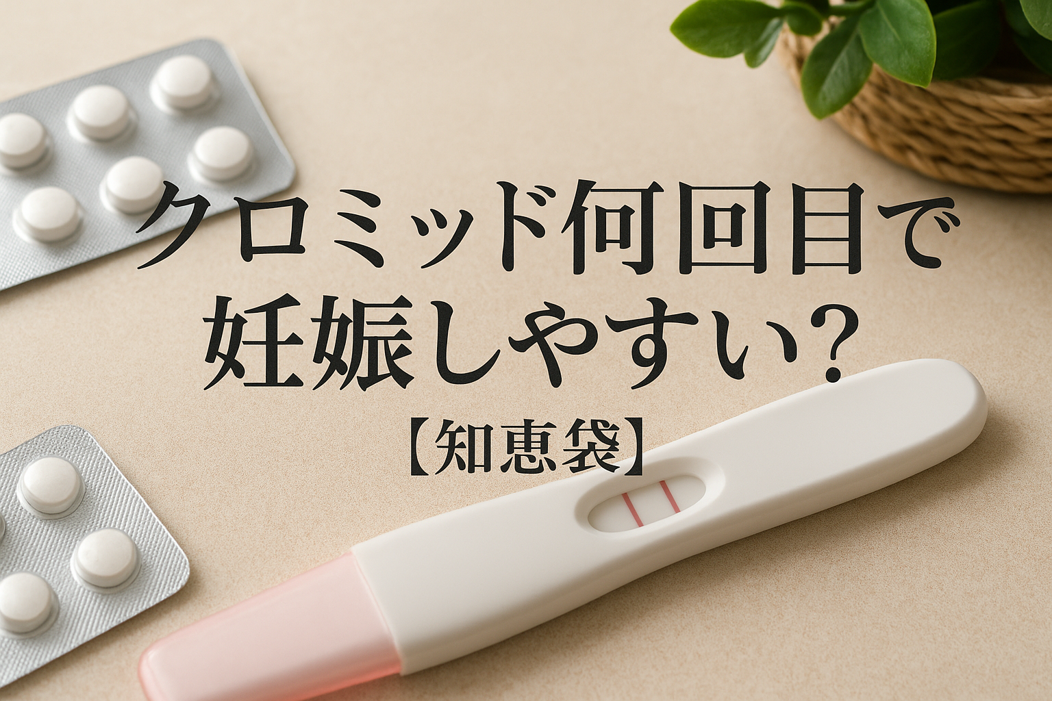 クロミッド何回目で妊娠しやすい?【知恵袋】