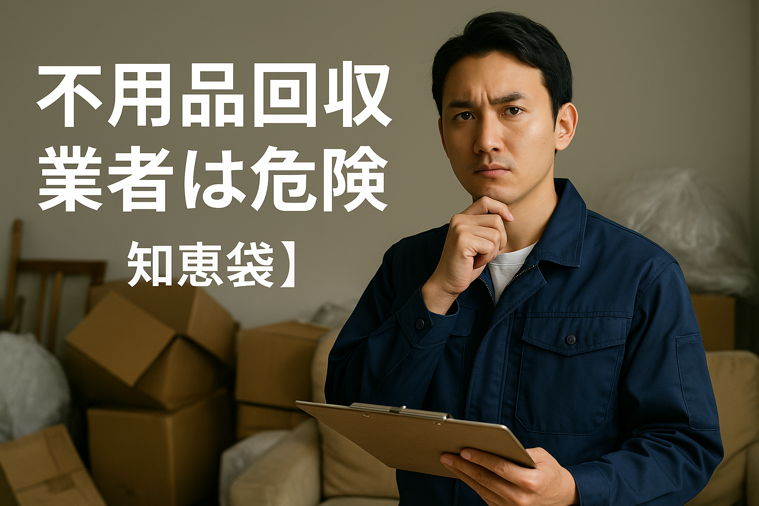 不用品回収業者は危険なの？【知恵袋】