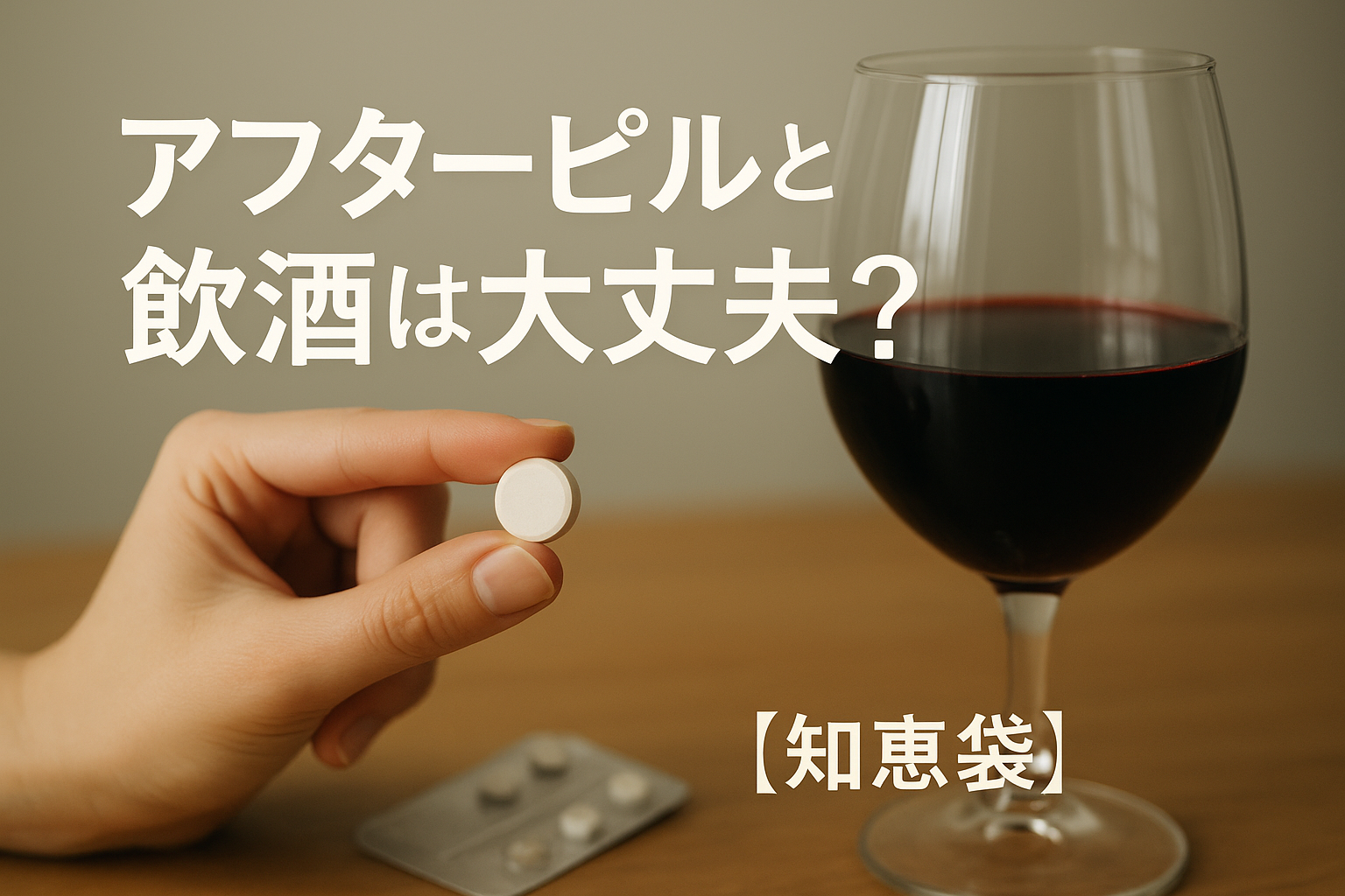 アフターピルと飲酒は大丈夫？【知恵袋】